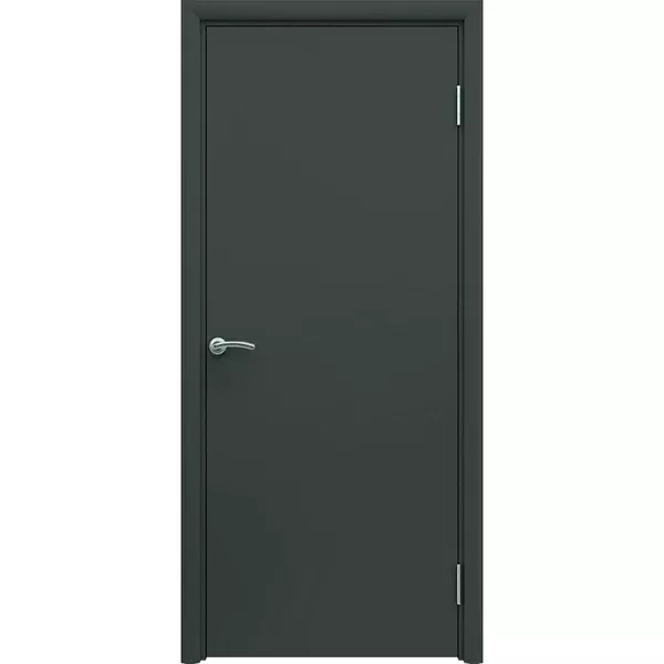 Дверь межкомнатная влагостойкая ПВХ графит глухая - 5 993 ฿ LT_ADVGR_ALTPHOTO 1