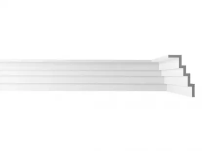 Плинтус потолочный из пенополистирола 50х80х2000 мм за 419฿ (ID:79428)