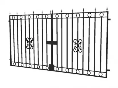 Swing gates with shaped elements for 10 298฿ (ID:79434)
