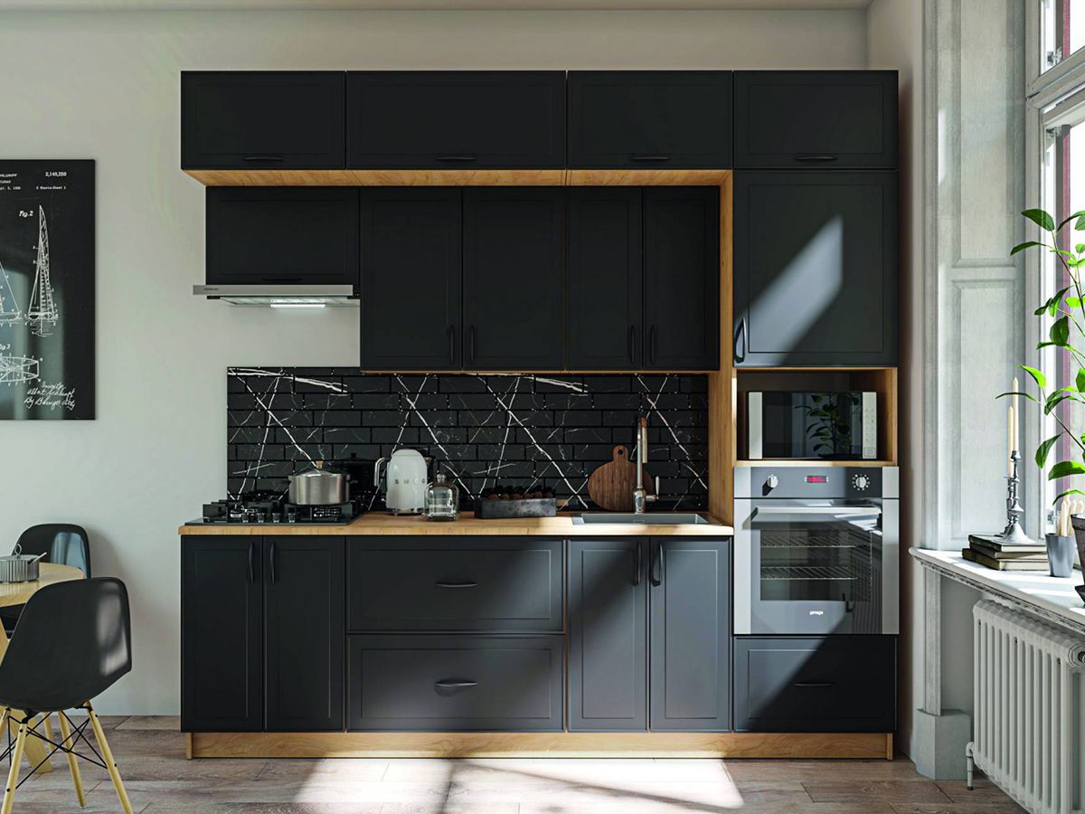 Кухня Черный янтарь матовый - Цена по запросу LT_ADVGR_ALTPHOTO 1