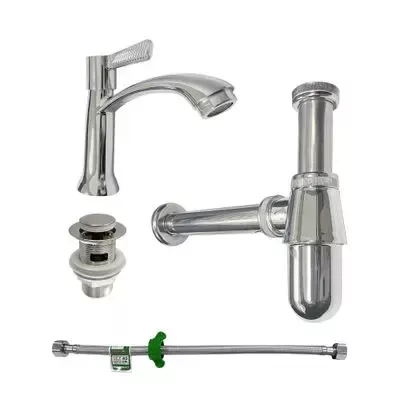 Смеситель для умывальника однозахватный, хром, VEGARR S - 498 ฿ LT_ADVGR_ALTPHOTO 1