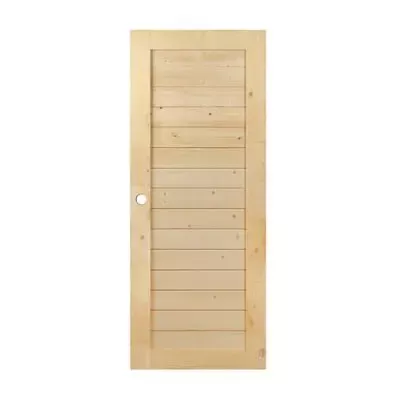 Interior Pine Door, Model KP528, 80x200 cm, Natural Color (Pre-drilled for Handle) - 1 790 ฿ LT_ADVGR_ALTPHOTO 1