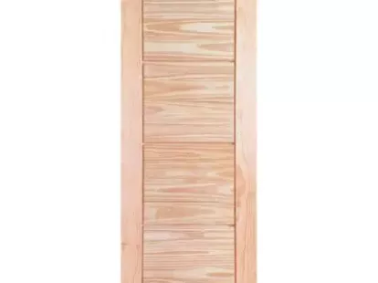 Деревянная дверь из новозеландской сосны WINDOORS, модель TOP-04, 80 x 200 см за 5 910฿ (ID:79508)