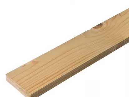 Профилированная доска строганая сухая, 20x95x3000 мм за 125฿ (ID:79534)