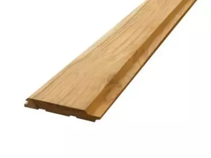 Деревянная рейка для стен и потолка из тика, модель «Rong Yu», размер 9.5 x 200 x 1.3 см за 198฿ (ID:79592)