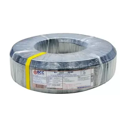 Кабель электрический NYY 1 x 25 кв. мм, длина 100 метров, цвет черный - 12K ฿ LT_ADVGR_ALTPHOTO 1