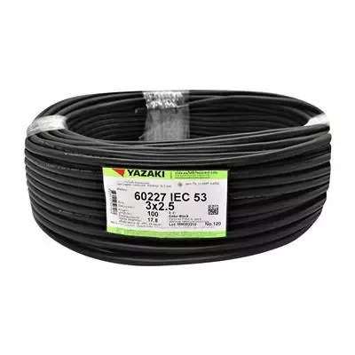 Электрический кабель 3 x 2.5 кв. мм, тип 60227 IEC53, длина 100 м, черный - 8 980 ฿ LT_ADVGR_ALTPHOTO 1