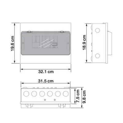 Готовый электрощит на 10 модулей, 63А - 3 470 ฿ LT_ADVGR_ALTPHOTO 1