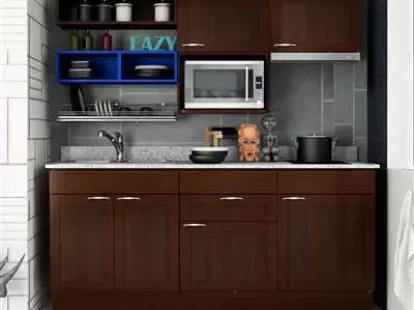 Готовая кухня 204 см, цвет орех за 35 900฿ (ID:79755)