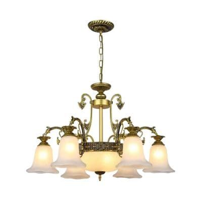 Подвесная люстра стеклянная E27х9 - 4 270 ฿ LT_ADVGR_ALTPHOTO 1