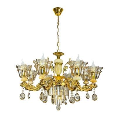 Люстра хрустальная с резными плафонами E14х10 - 6 380 ฿ LT_ADVGR_ALTPHOTO 1